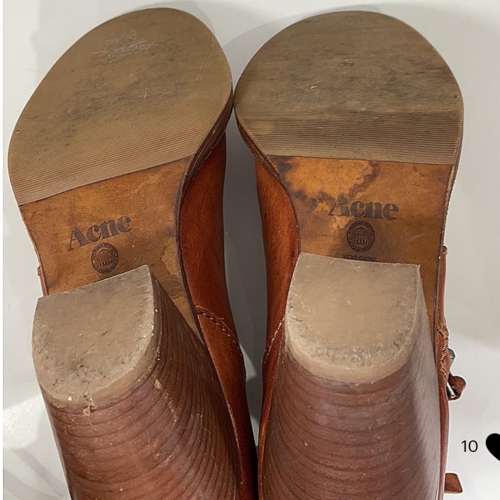 Acne Studios Pistol boot in chestnut brown sz 38 EU; Sz 8 US - Picture 7 of 12